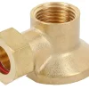 Garis Flexible Robinetterie-Applique laiton avec écrou à collet battu 14-1/2 - - B01-AML-B