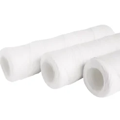 Aquawater Filtre Anti Calcaire-- Lot de 3 cartouches filtrantes bobinées 20 microns - Taille standard 10 - Durée 12 mois