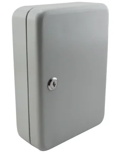 Smith & Locke Armoire à clés coffre-fort Blanc en Acier 6001