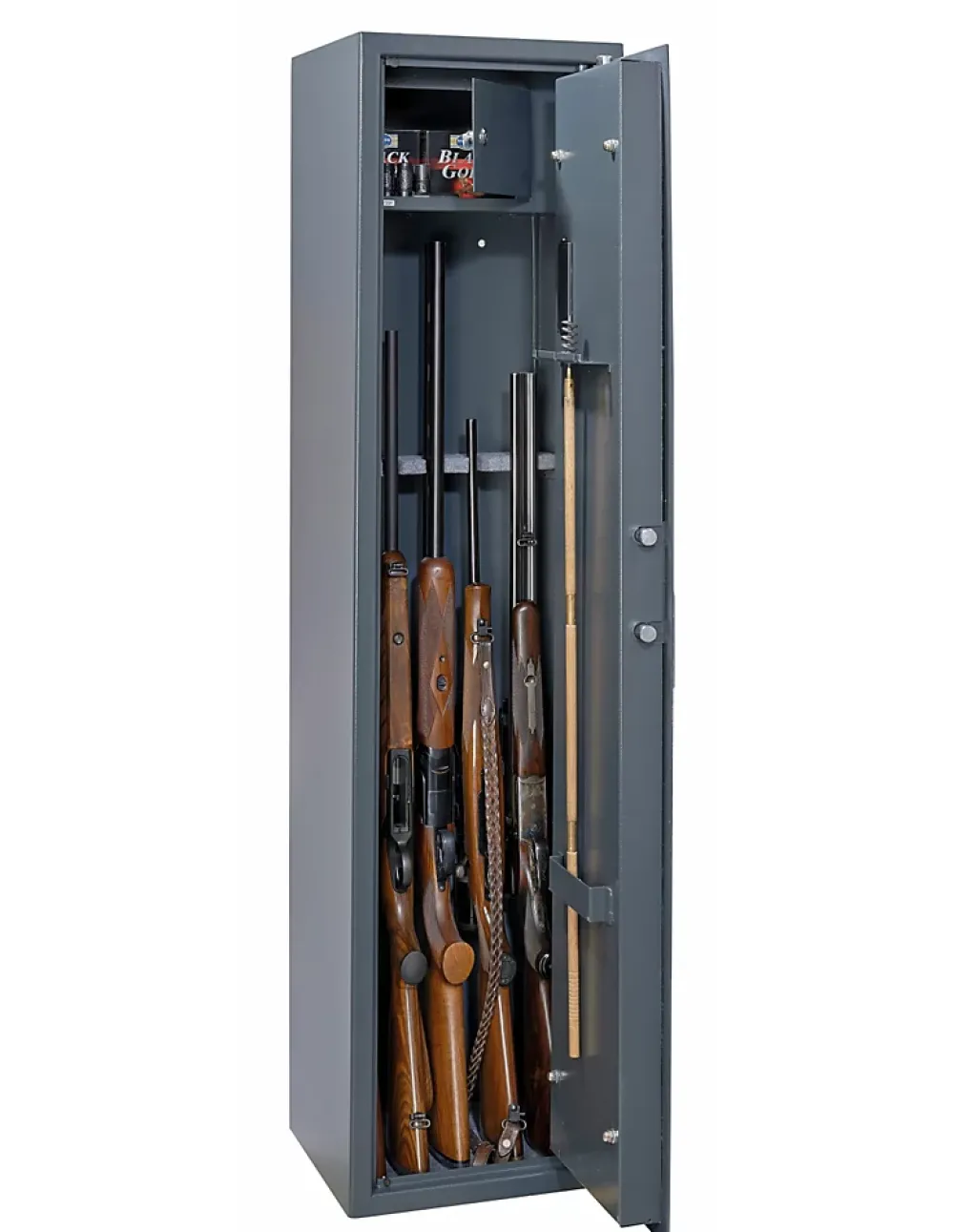 Thirard Armoire à fusils Cardiff, fermeture électronique à code, 2 pênes, capacité de 5 fusils -
