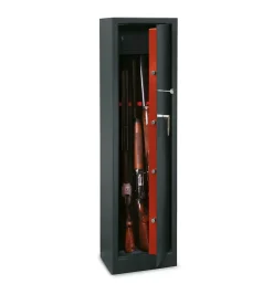 Technosafe Armoire À Fusils-Armoire à fusils à clé TCH/5, capacité 5 fusils -