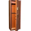 Technosafe Armoire à fusils à code aspect bois TLE/10, capacité 10 fusils -