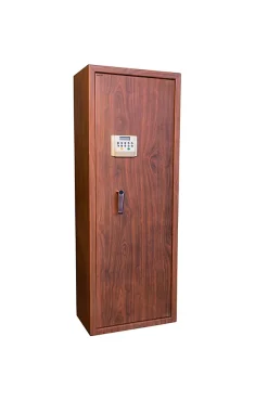 Technosafe Armoire à fusils à code aspect bois TLE/10, capacité 10 fusils -