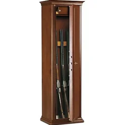 Technomax Armoire à fusils serrure à clé EHC/1500FT – 7 armes avec coffre intérieur – 143 L – l.40 x H.150 x P.35 cm
