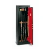 Technomax Armoire à fusils serrure à clé HS/600 SC – 11 armes avec coffre intérieur – 218 L – l.60 x H.150 x P.35 cm