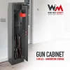 Work Men Armoire À Fusils-Armoire à fusils 315X205X1380mm avec coffre intérieur - 5 fusils - Workmen Security