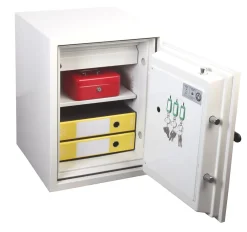 Technofire Coffre-Fort-Armoire ignifuge 90 mn pour papier à combinaison électronique 60 E - 50 L -