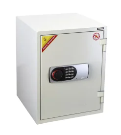 Technofire Coffre-Fort-Armoire ignifuge 90 mn pour papier à combinaison électronique 60 E - 50 L -