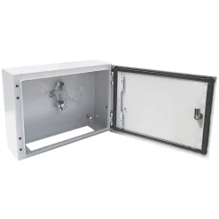 Ide Armoire électrique En Métal étanche Ip66 - 300x400x150 - Plaque Fournie - Argenta