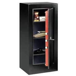 Technomax Armoire À Fusils-Armoire pour armes de poing à serrure à clé HS/20 – 3 étagères – 75 L – l.35 x H.40 x P.30 cm
