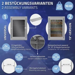 ECD Germany Câble Et Connectique Réseau-Armoire serveur 19