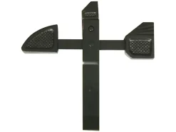 Afbat Accessoire Pour Volet, Fenêtre Et Portail-Arrêt de portail à bascule l. 250 mm - acier noir
