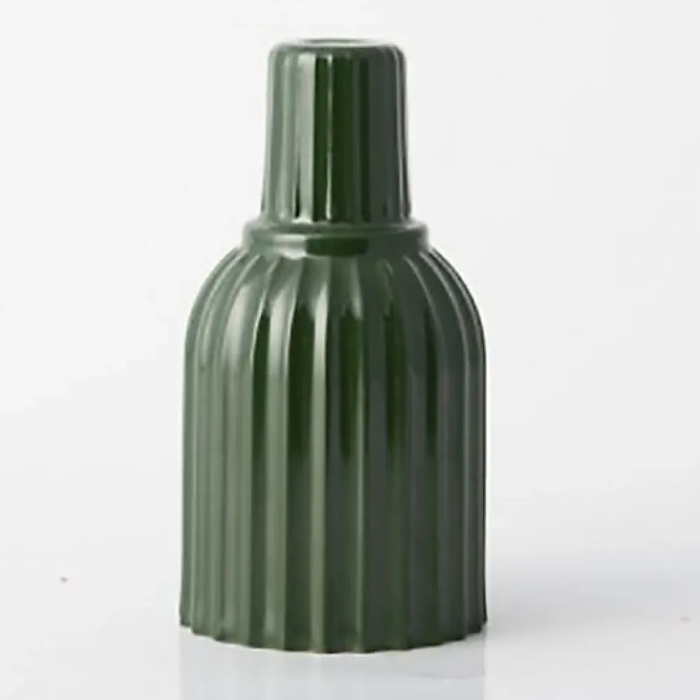 Lnd Douille Électrique-ARTY - Douille E27 Porcelaine Verte