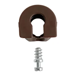 Diall Ferrure-2 assembleurs Plastique ø25 x H. 12,5 mm