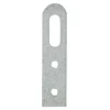 Diall Ferrure-4 attaches-éléments Acier zingué l. 20 x H. 50 mm