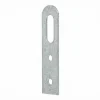 Diall 4 attaches-éléments Acier zingué l. 20 x H. 60 mm
