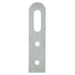Diall 4 attaches-éléments Acier zingué l. 20 x H. 60 mm