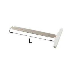 Afbat - Tb Industrie Sas Accessoire Pour Volet, Fenêtre Et Portail-Attache tablier souple pour volet roulant L.150mm- 3 pièces