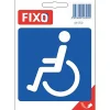FIXO Autocollant "Toilettes handicapé"