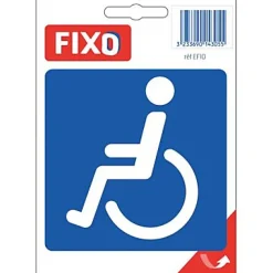 FIXO Autocollant "Toilettes handicapé"