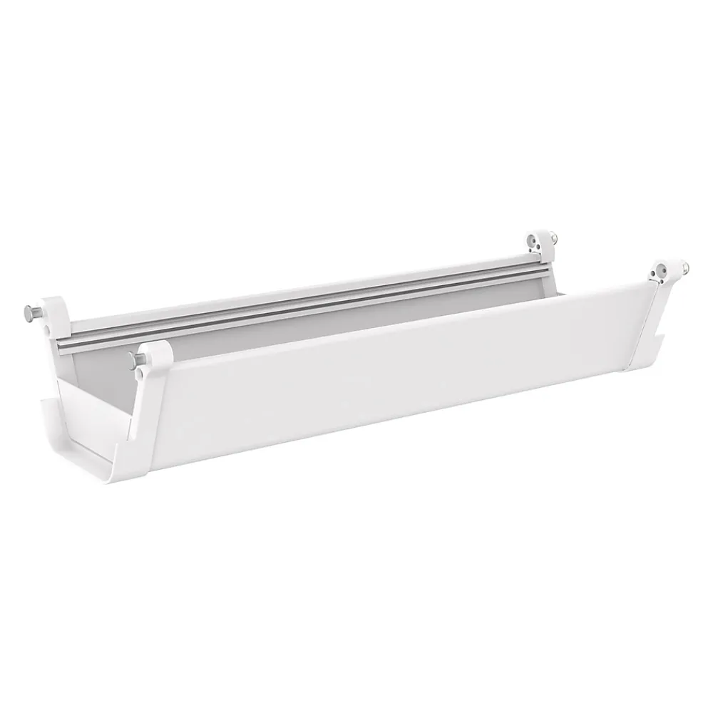 Pro.Tec Bac de gestion de câbles Skegness plastique 55 x 18 x 12 cm blanc