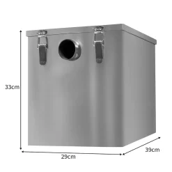 MonsterShop Bac à Graisse Commercial KuKoo - 35L
