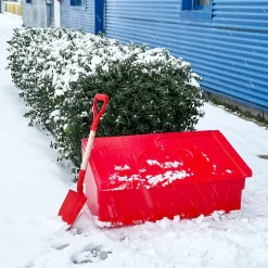 Plast'Up Rotomoulage Bac à sable incendie/ à sel de déneigement 100l + pelle