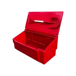Plast'Up Rotomoulage Bac à sable incendie/ à sel de déneigement 100l + pelle