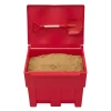 Plast'Up Rotomoulage Extincteur Et Couverture Anti-Feu-Bac à sable incendie/ à sel de déneigement 200l + pelle- lot de 6