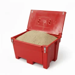 Plast'Up Rotomoulage Extincteur Et Couverture Anti-Feu|Détecteur De Fumée, Gaz Et Protection Incendie-Bac à sable incendie/ à sel de déneigement 300l + grenouillères