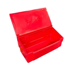 Plast'Up Rotomoulage Bac à sable incendie/ à sel de déneigement 100l + grenouillères + cadenas + pelle