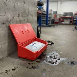 Plast'Up Rotomoulage Extincteur Et Couverture Anti-Feu|Détecteur De Fumée, Gaz Et Protection Incendie-Bac à sable incendie/ à sel de déneigement 100l