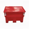 Plast'Up Rotomoulage Bac à sable incendie/ à sel de déneigement 200l + grenouillères + cadenas
