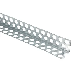 Baguette d’angle intérieur fine couche en acier galvanisé 2 500 x 22 x 22 mm