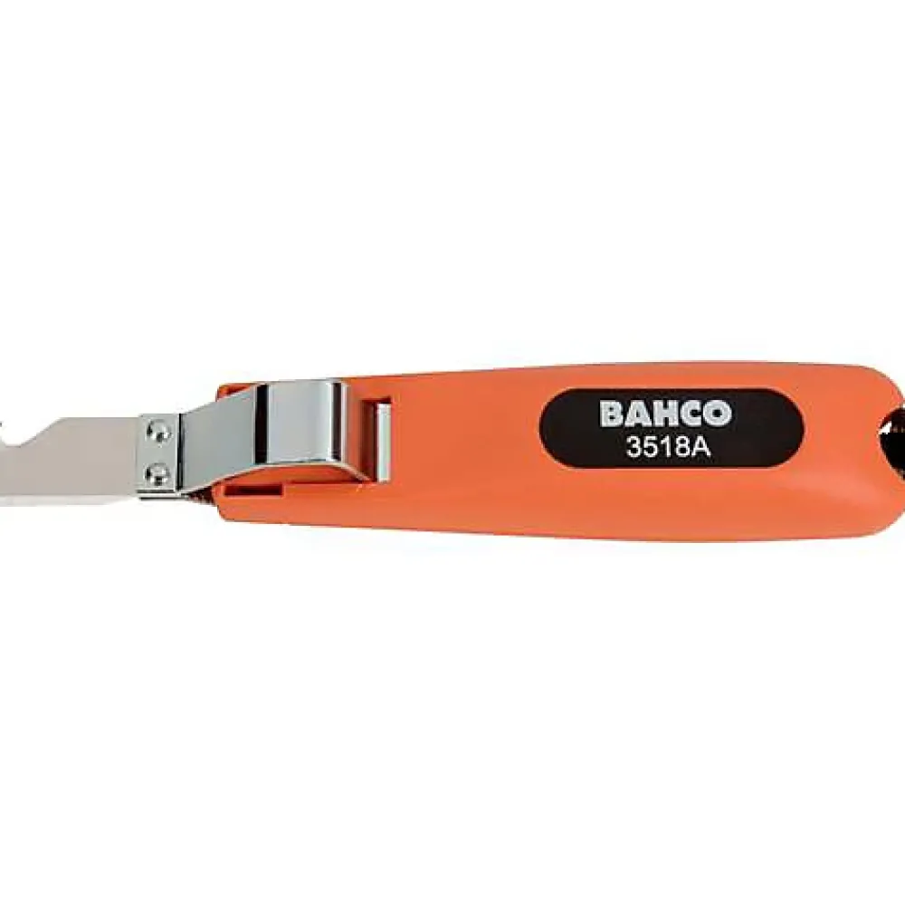 4M Bahco 3518 A Pince à dénuder rotative 4 à 28 mm, longueur 185 mm, poids 98 g