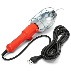Velamp Lampe Torche-Baladeuse de chantier. Câble 5m. Culot E27 (compatible LED)
