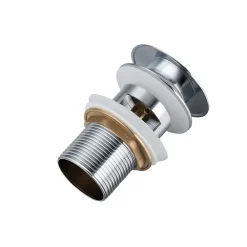 Balneo Evacuation De Lavabo-Vasque-Bonde clic-clac avec trop-plein, pour lavabo, finition chrome, laiton