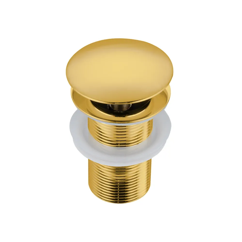 Balneo Evacuation De Lavabo-Vasque-Bonde clic-clac sans trop-plein, pour lavabo, finition gold, laiton