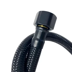Balneo Flexible Robinetterie-Flexible d'alimentation 1/2" x 3/8" 60 cm noir tuyau PEX avec tresse