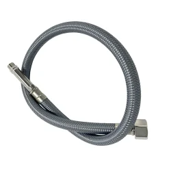 Balneo Flexible de raccordement pour robinet 3/8 x M10 60 cm tuyau PEX gris durable