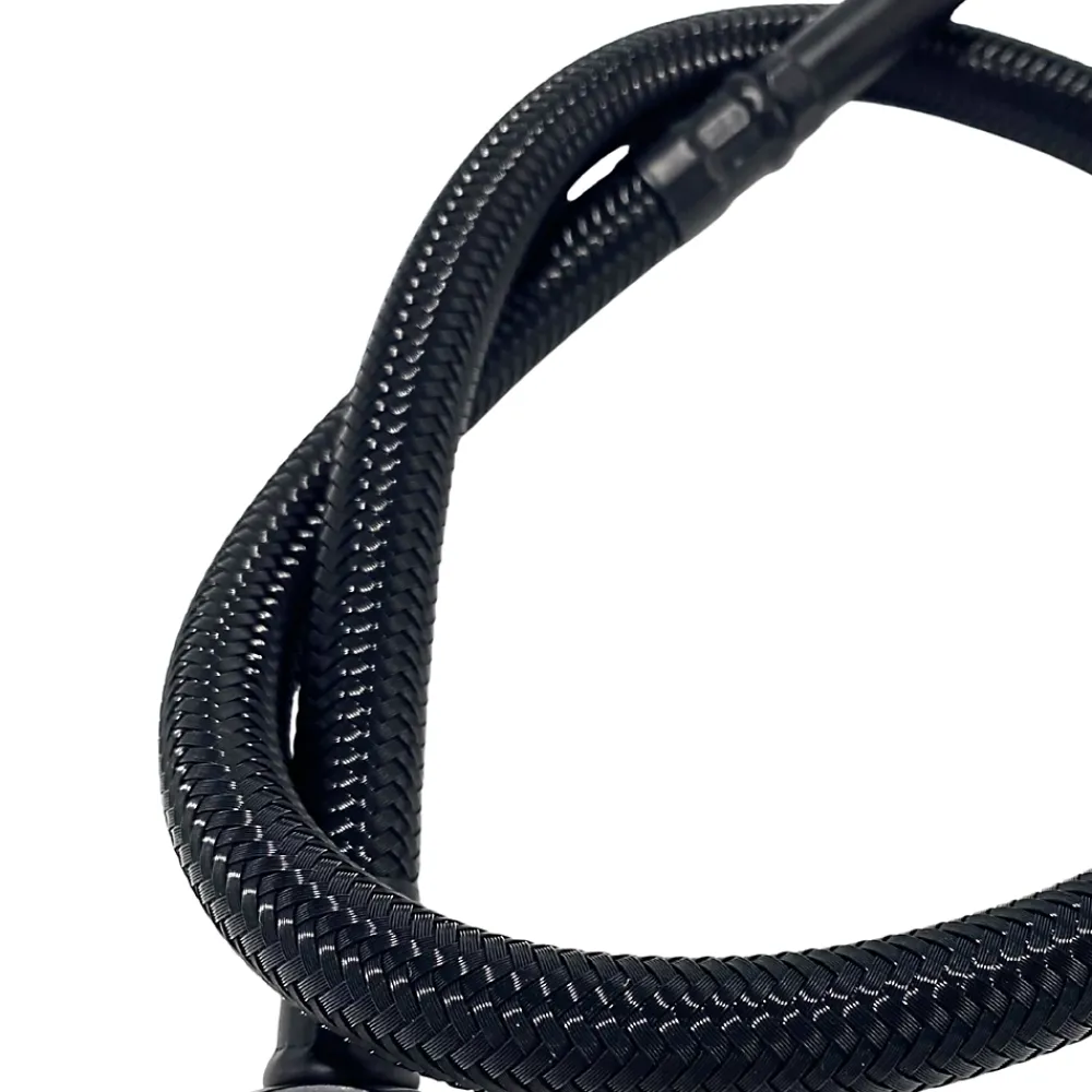 Balneo Flexible Robinetterie-Flexible de raccordement pour robinet 3/8" x M10 40 cm tuyau PEX noir durable