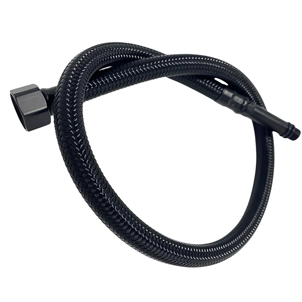 Balneo Flexible de raccordement pour robinet 3/8" x M10 50 cm tuyau PEX noir durable