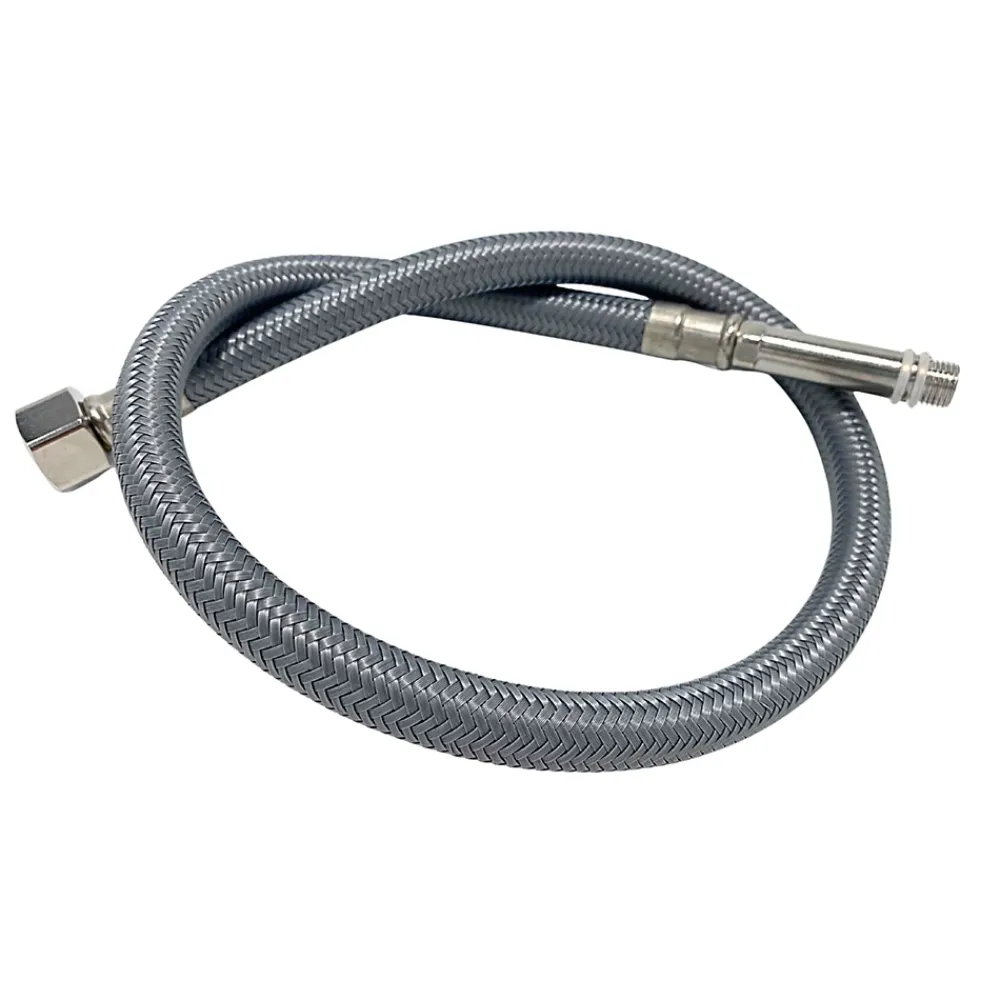 Balneo Flexible de raccordement pour robinet 3/8 x M10 50 cm tuyau PEX gris durable