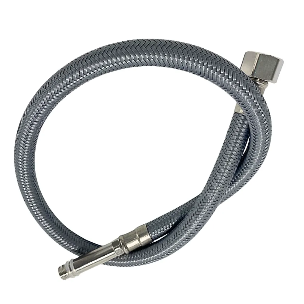 Balneo Flexible de raccordement pour robinet 3/8 x M10 50 cm tuyau PEX gris durable