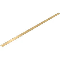 Balneo Profilé-Profilé de douche frontale, au sol 130 cm, acier inoxydable, finition gold, Pente de 1,5%
