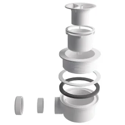 Balneo Siphon 87mm, pour receveurs de douche, hautere 87mm, Stone Tray