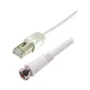 Erard Câble Et Connectique Réseau-BALUN Actif RJ45 Male / Prise F Male - 2m - 5481
