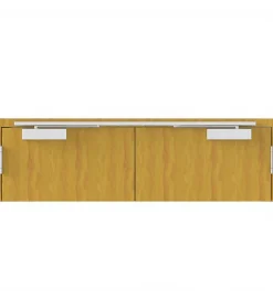 Autres Bandeau Ferme portes double à force réglable 1 à 3 tirant gauche blanc Ensemble 2 Vantaux