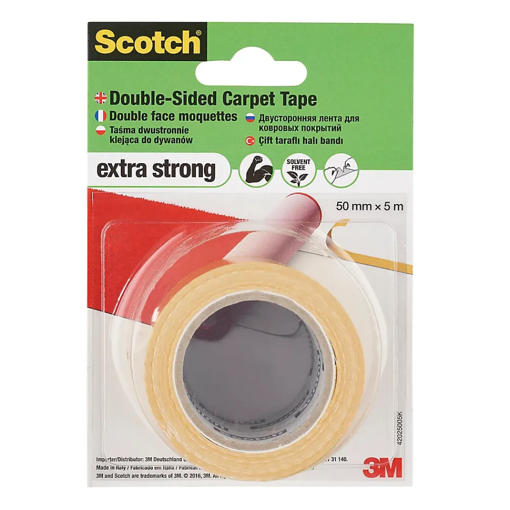 Scotch Ruban Adhésif-Bande double face 50 mm x 5 m Tissu
