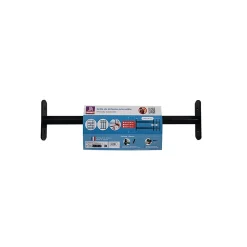 Afbat - Tb Industrie Sas Grille De Défense Pour Fenêtre-Barreau télescopique de fenêtre, acier noir, Afbat, L.48 à 90 cm